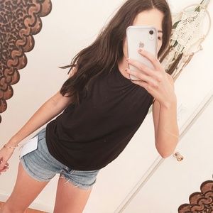 FABLETICS TOP SIZE MEDIUM, NWT $44 SUZANNE TOP BLK